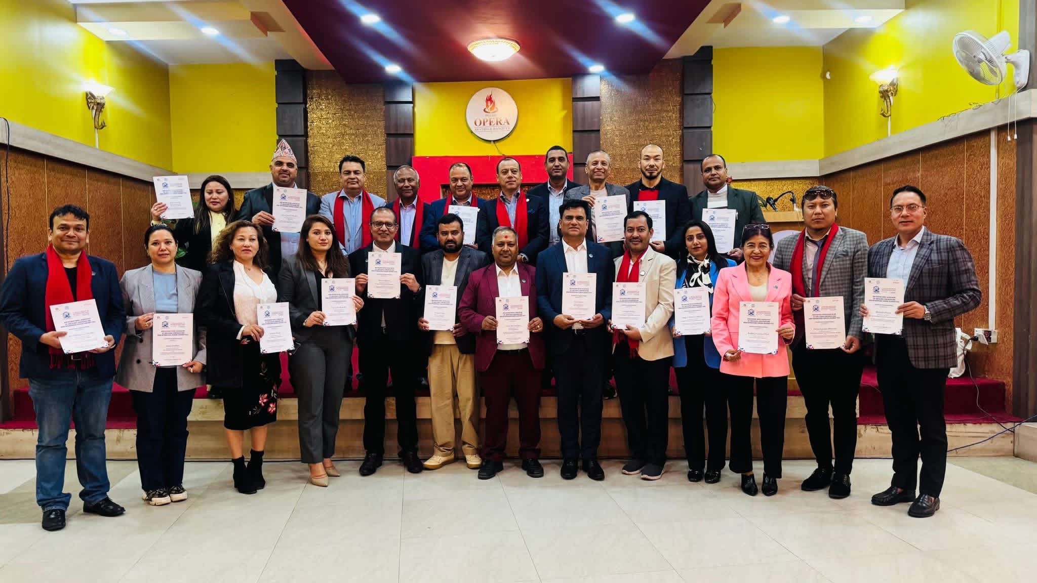 एनआरएनएद्वारा निवर्तमान आईसीसी अध्यक्षलाई बिदाइ तथा सम्मान कार्यक्रम आयोजना