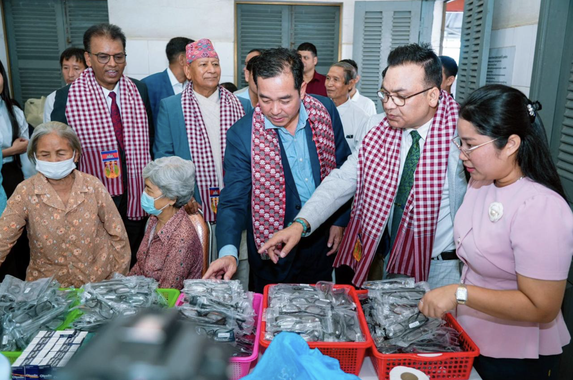 Nepal Organizes Free Eye Treatment Camp in Cambodia, Around 1,500 People Expected to Benefit