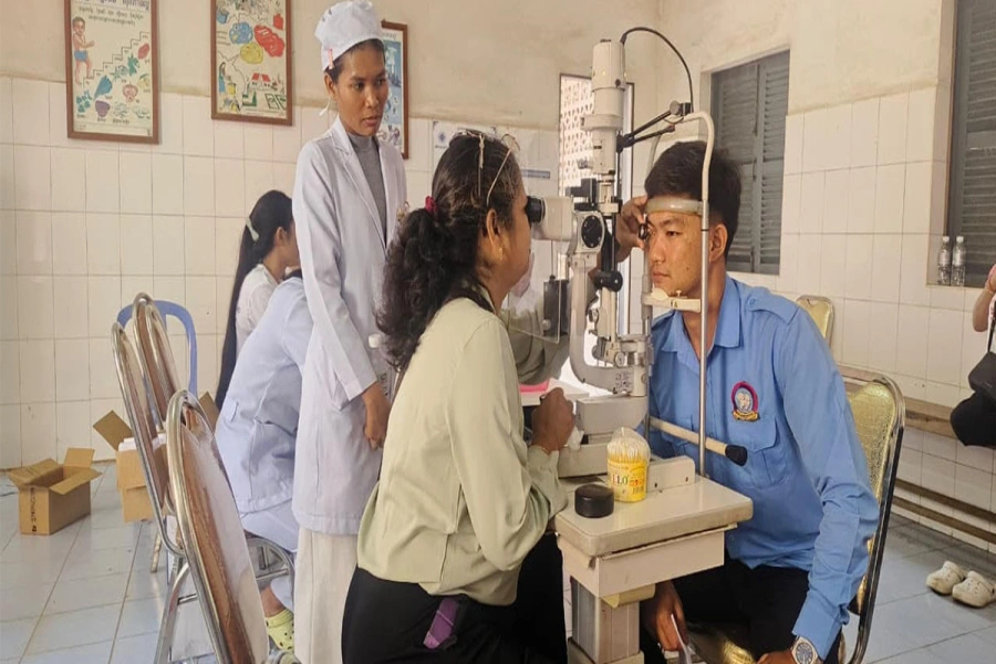 NNJS holds first free eye camp in Cambodia, treats over 1,000 patients